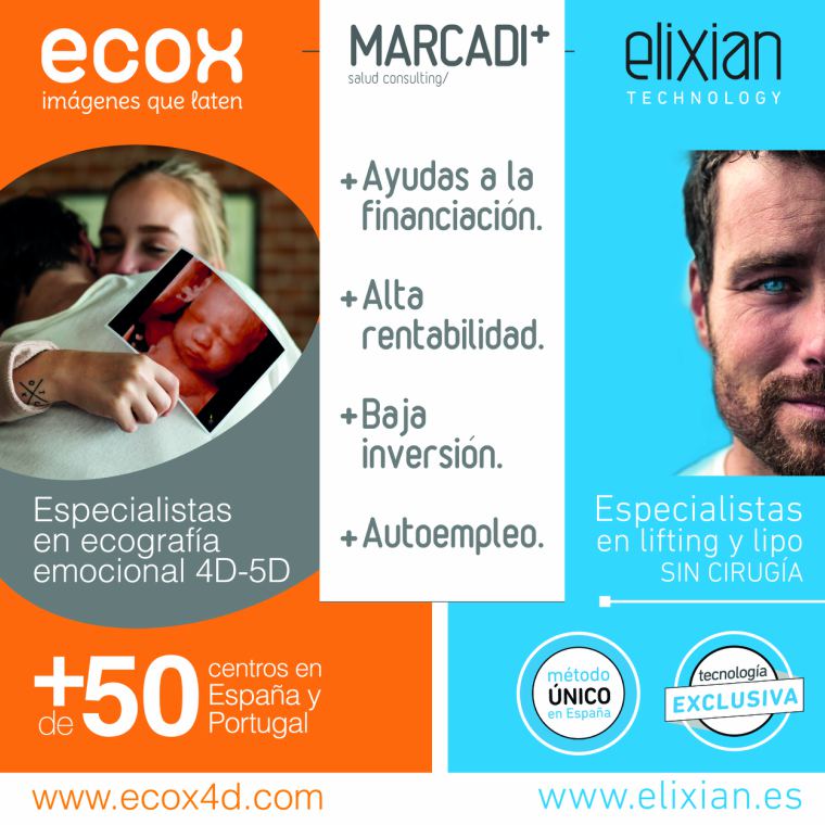 ECOX4D-5D y Elixian Technology, franquicias multimarca de Grupo Marcadi Salud, reciben el reconocimiento del sector de la franquicia en Frankinorte