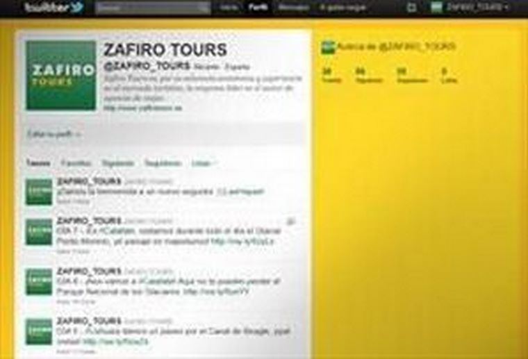Zafiro Tours en las Redes Sociales