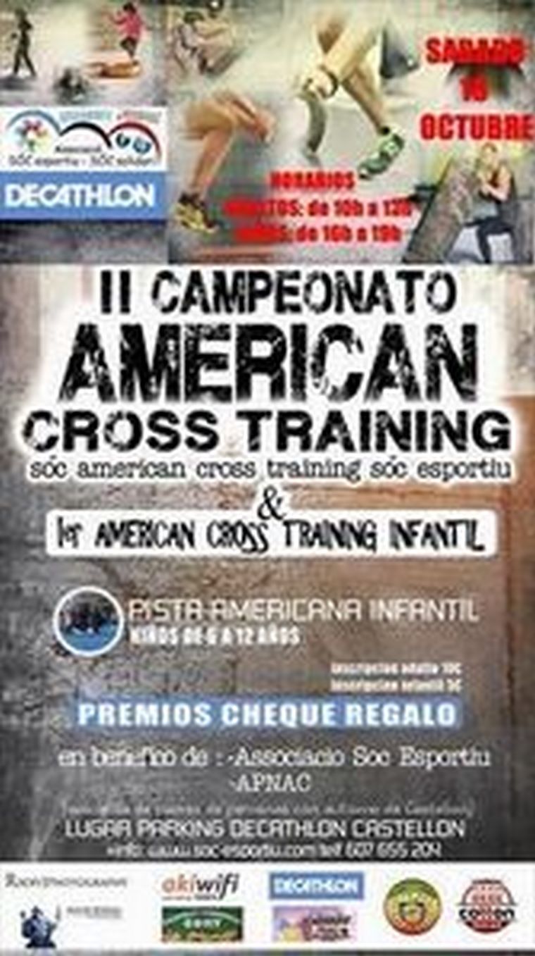 II American Cross Training en Decathlon con AKIWIFI