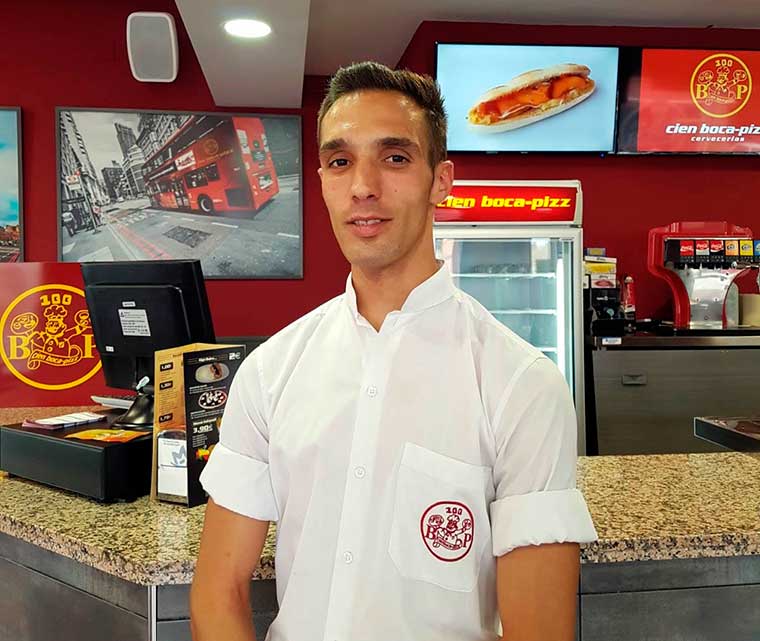 "Ahora como franquiciado estoy más apoyado aún", afirma José Antonio Garrido García franquiciado de Cien Boca-Pizz