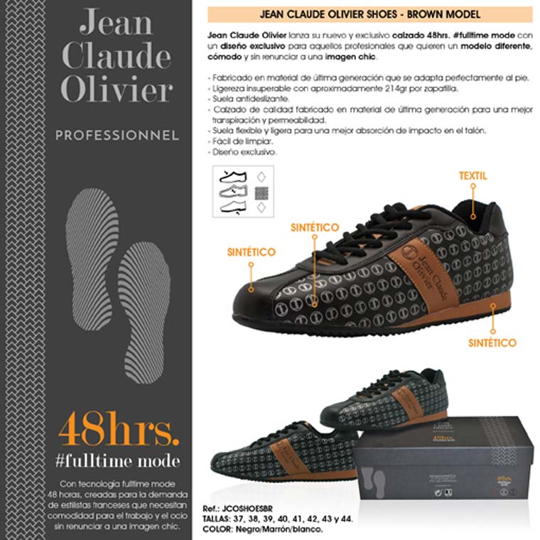JEAN CLAUDE OLIVIER lanza el calzado #48hrs #fulltime mode con un diseño exclusivo