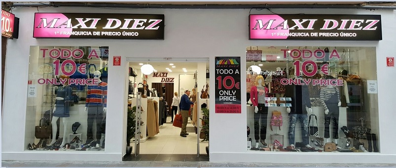 Abre tu tienda Maxi Diez - Todo a 10 € y súbete al carro de la Navidad.