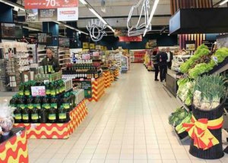 EROSKI promociona los productos locales en Tarragona su primer aniversario como híper franquiciado