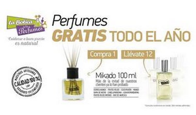 En La Botica de los Perfumes compra 1 y llévate 12