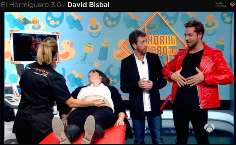 Ecox4D-5D en Antena3 El Hormiguero con Pablo Motos y David Bisbal