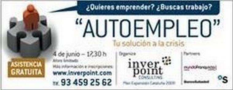 Inverpoint Consulting  organiza  la conferencia “Autoempleo: una alternativa en tiempos de crisis”