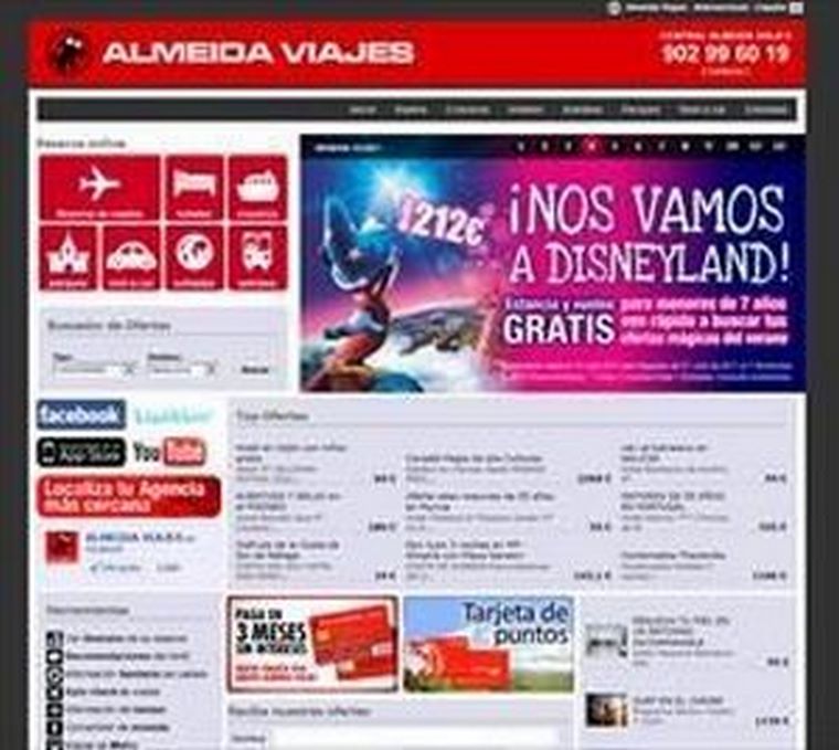 Almeida Viajes renueva su web y amplía su oferta de reservas online
