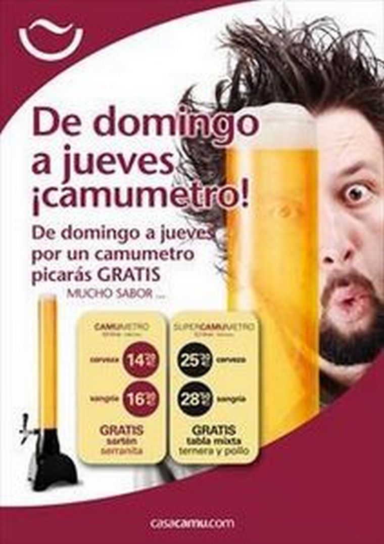 Casa Camu, lanza una campaña para incrementar la venta de cerveza