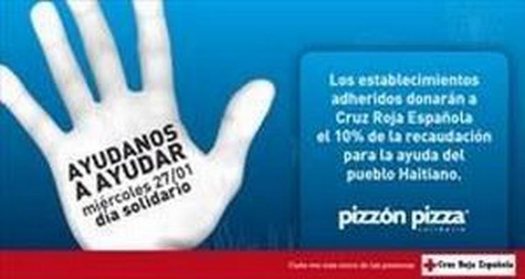 Pizzón Pizza, celebró su día solidario para la ayuda del pueblo Haitiano