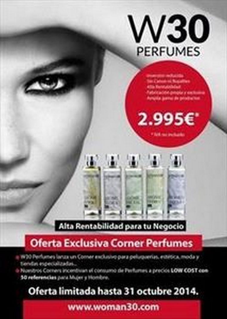 W30 Perfumes lanza sus corner a precios Low-Cost 