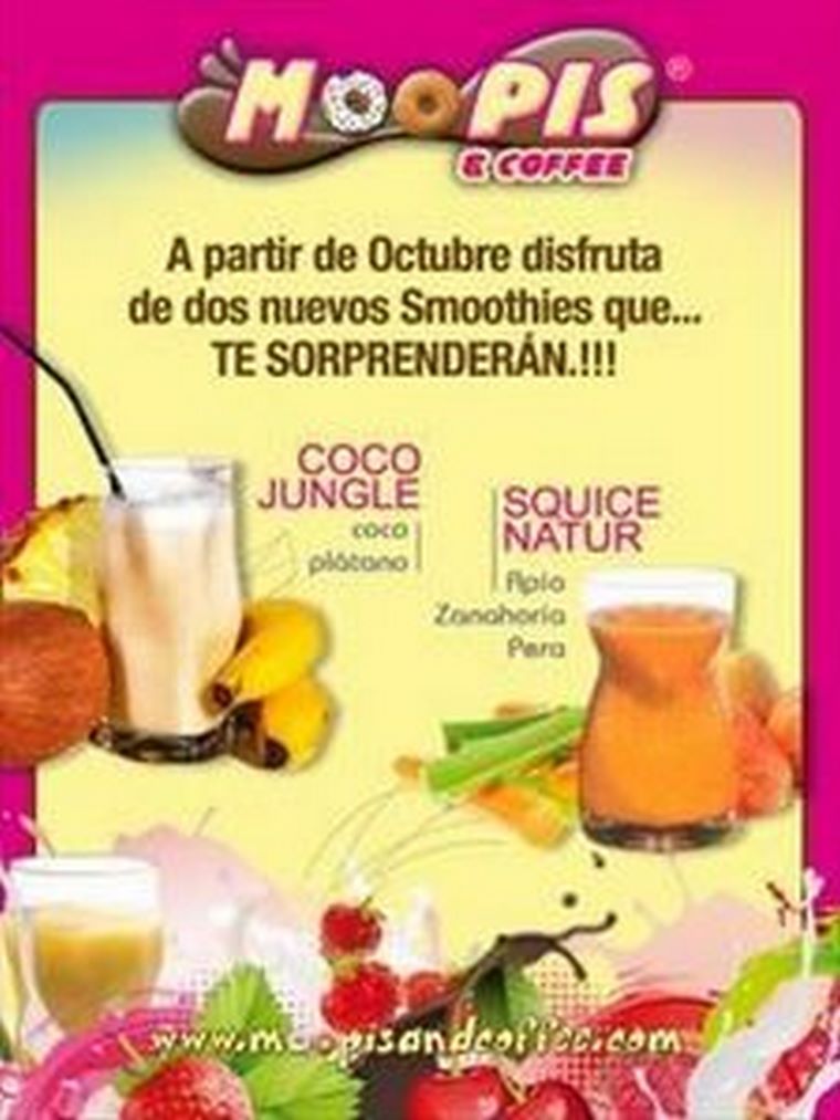 Dos nuevos Smoothies en Moopies & Coffee