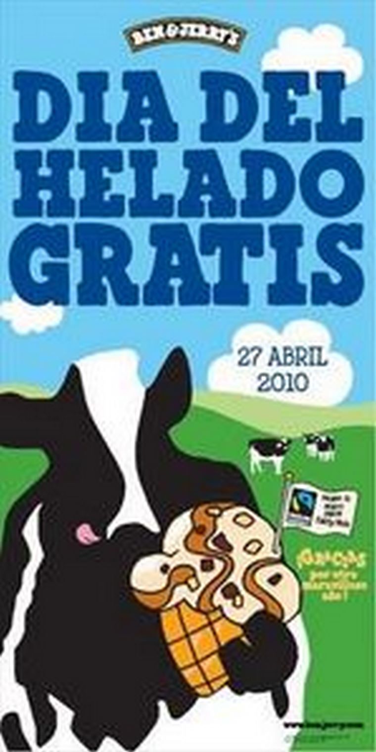 Ben & Jerrys celebra el día del Helado Gratis