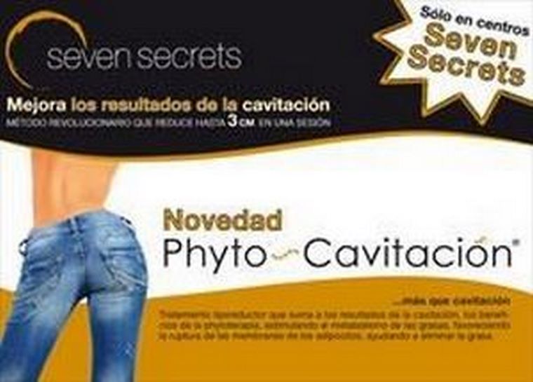 Seven Secrets  presenta en exclusiva la Phyto-Cavitación.