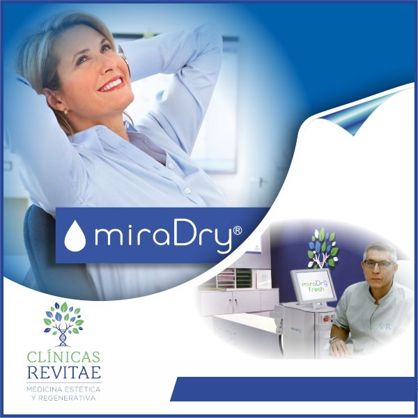 La solución definitiva no quirúrgica para acabar con la excesiva sudoración axilar se llama MiraDry®