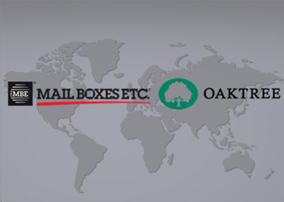 Mail Boxes Etc. anuncia un acuerdo con Oaktree
