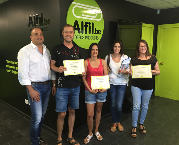 El grupo Alfil.be finaliza la formación del nuevo franquiciado de Vilanova i la Geltrú, Barcelona