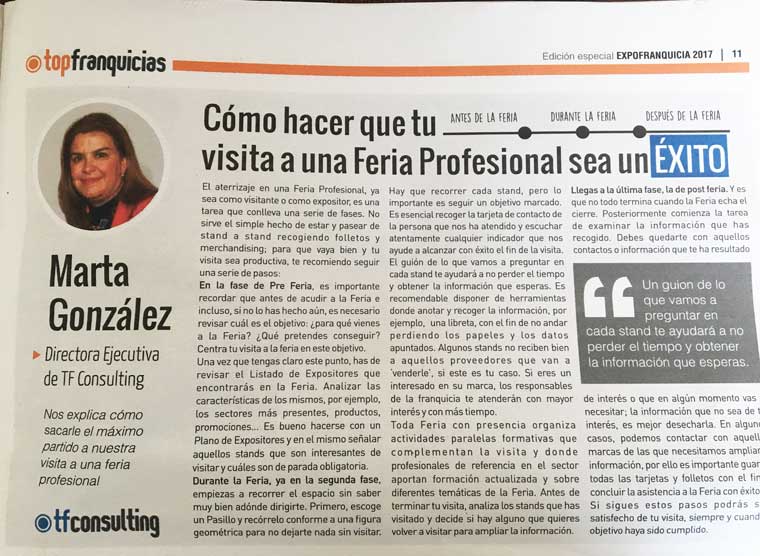 Cómo hacer que tu visita a una Feria Profesional sea un ÉXITO