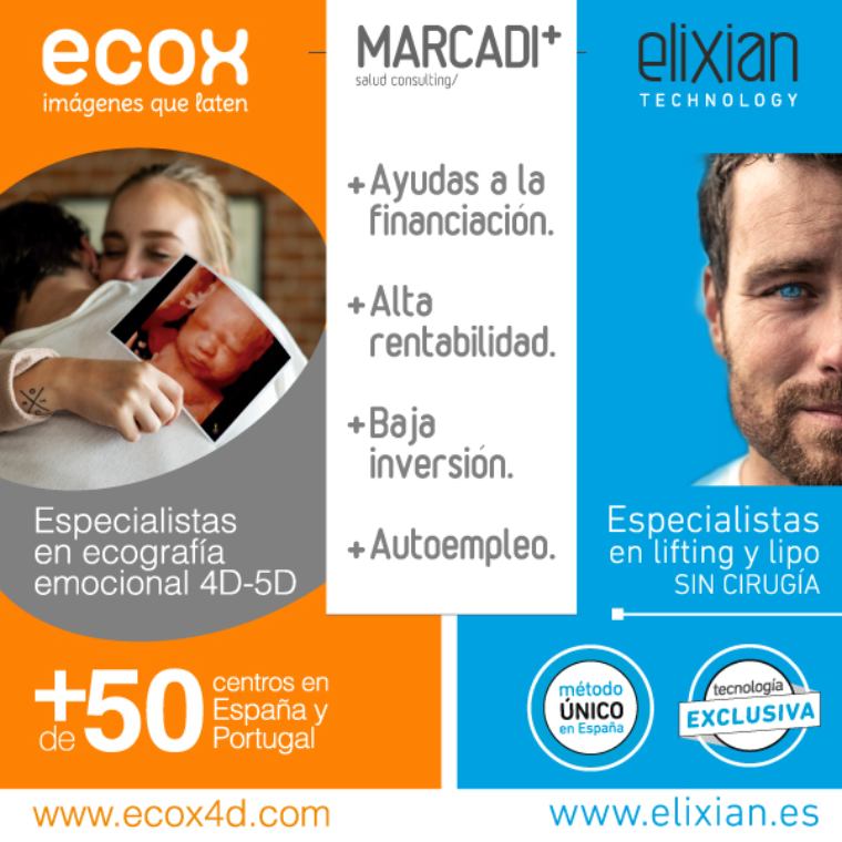 Grupo Marcadi Salud, ECOX4D-5D Y ELIXIAN TECHNOLOGY seleccionan franquiciados en Cataluña