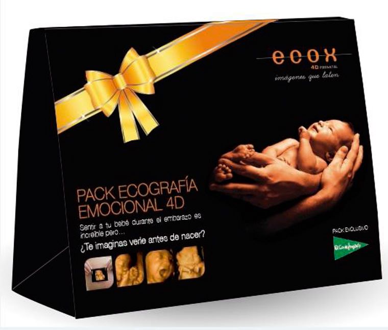 Ecox4D-5D realiza ecografías emocionales en los centros de  El Corte Inglés, Feria del Bebé 2016